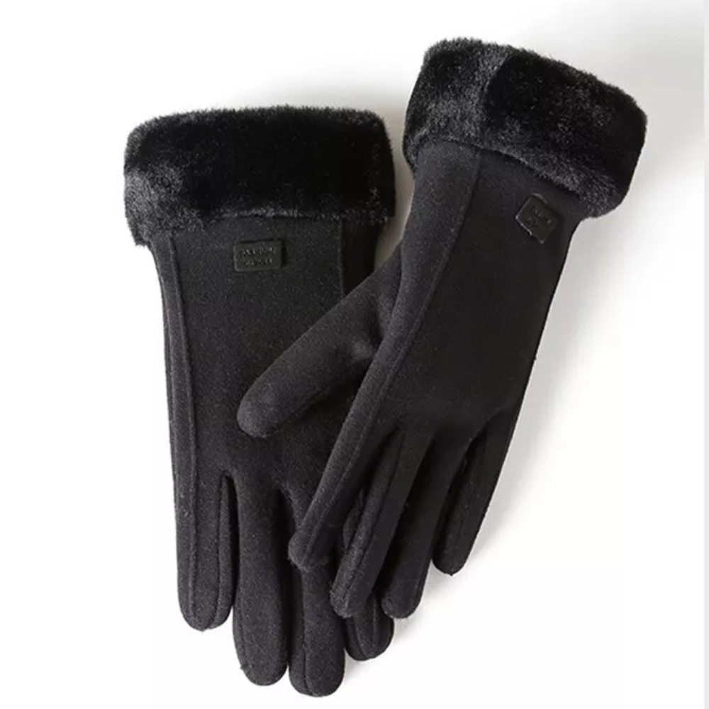 Winter Gloves for Women | Thermal, Windproof | Black