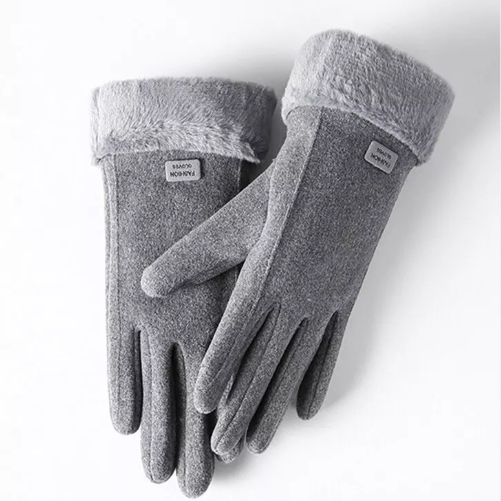 Winter Gloves for Women | Thermal, Windproof | Gray