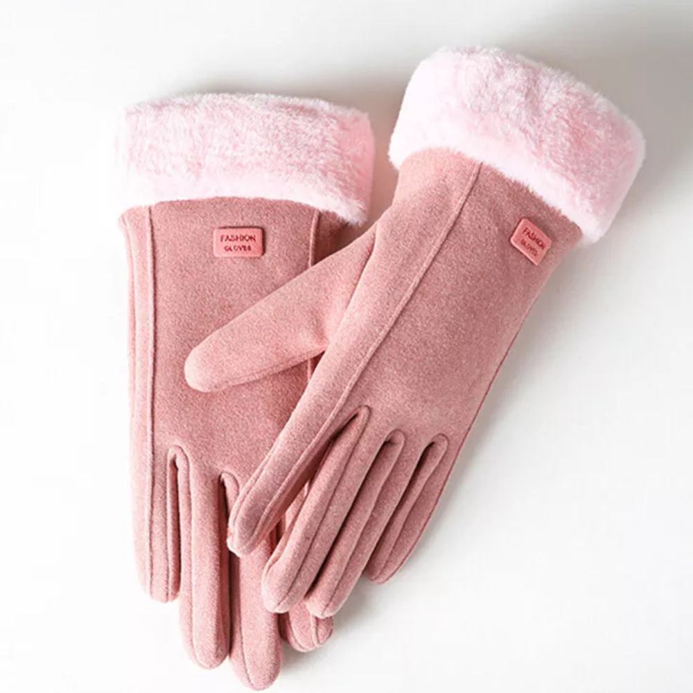 Winter Gloves for Women | Thermal, Windproof | Pink