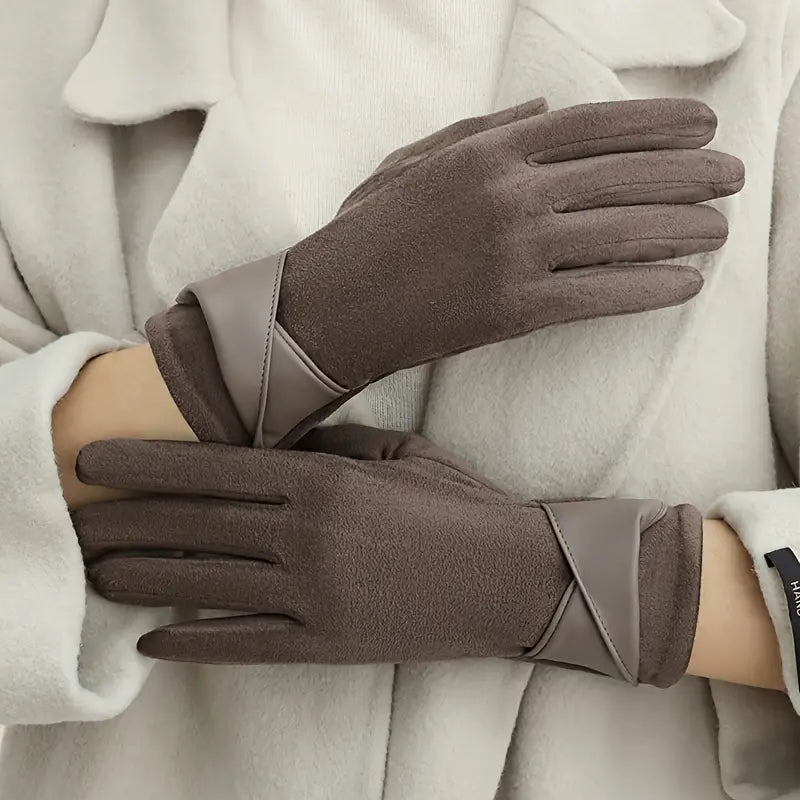 Winter Gloves for Women | Touchscreen Compatible | Gray Coffee1