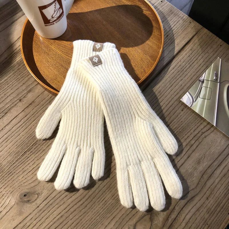 Winter Gloves for Women | Touchscreen Friendly | White