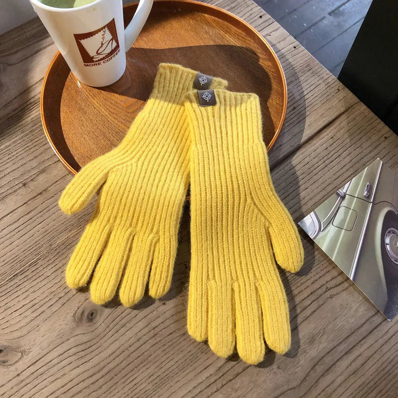 Winter Gloves for Women | Touchscreen Friendly | Yellow