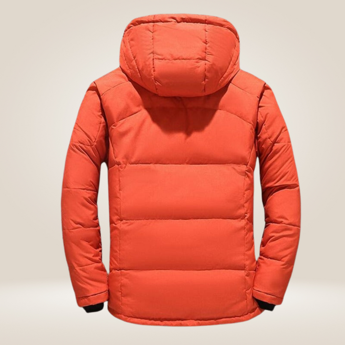 Winter Jacket for Men, Insulated, Hooded | Waterproof | Orange1