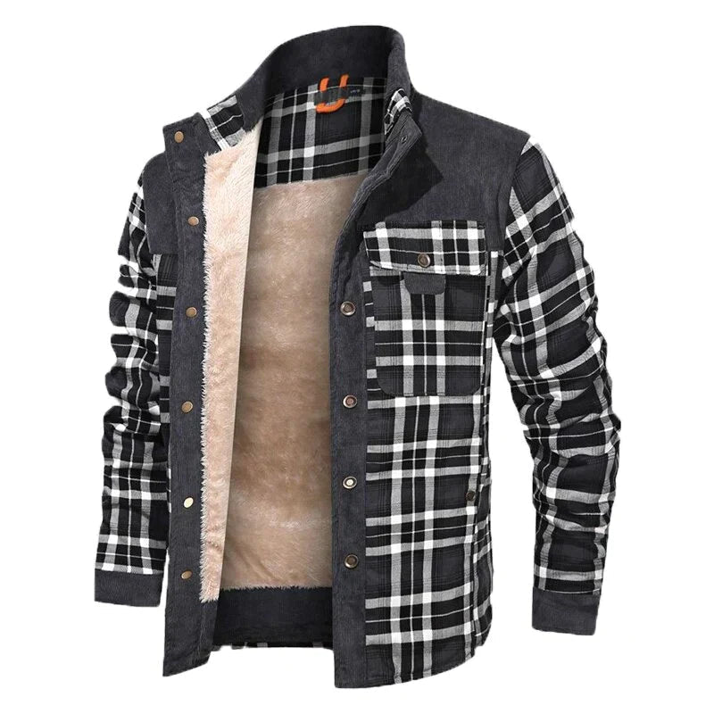 Winter Jacket for Men, Insulated | Winter | Black/White
