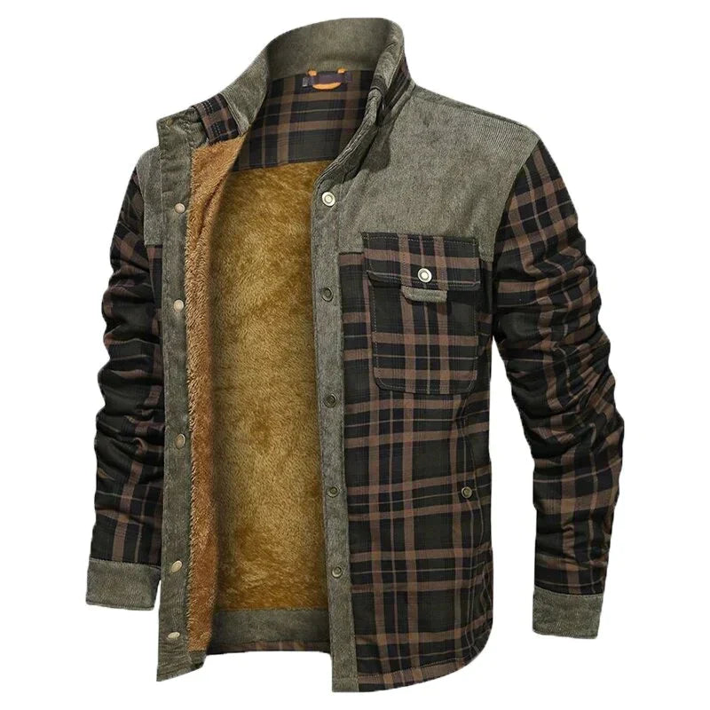Winter Jacket for Men, Insulated | Winter | Green / Brown