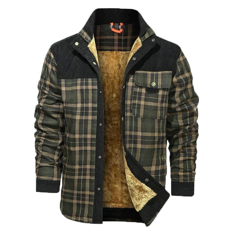 Winter Jacket for Men, Insulated | Winter | Green / Yellow