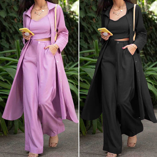 Women's Three-Piece Suit – Set for Work, Office & Formal Occasions