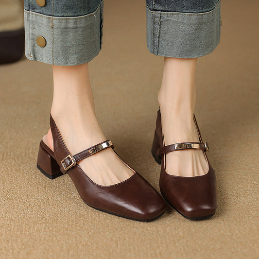 Women's Block Heel Shoes | Comfortable Mid Heel 1