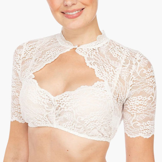 Women's Blouse, Pointed Dirndl, Fine Lace | Short Cut 0