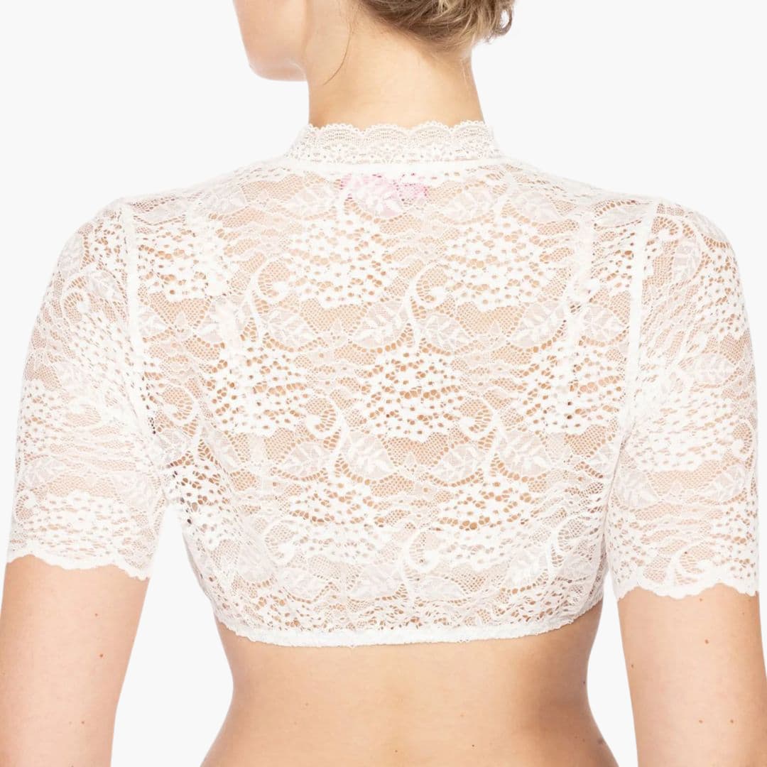 Women's Blouse, Pointed Dirndl, Fine Lace | Short Cut 2