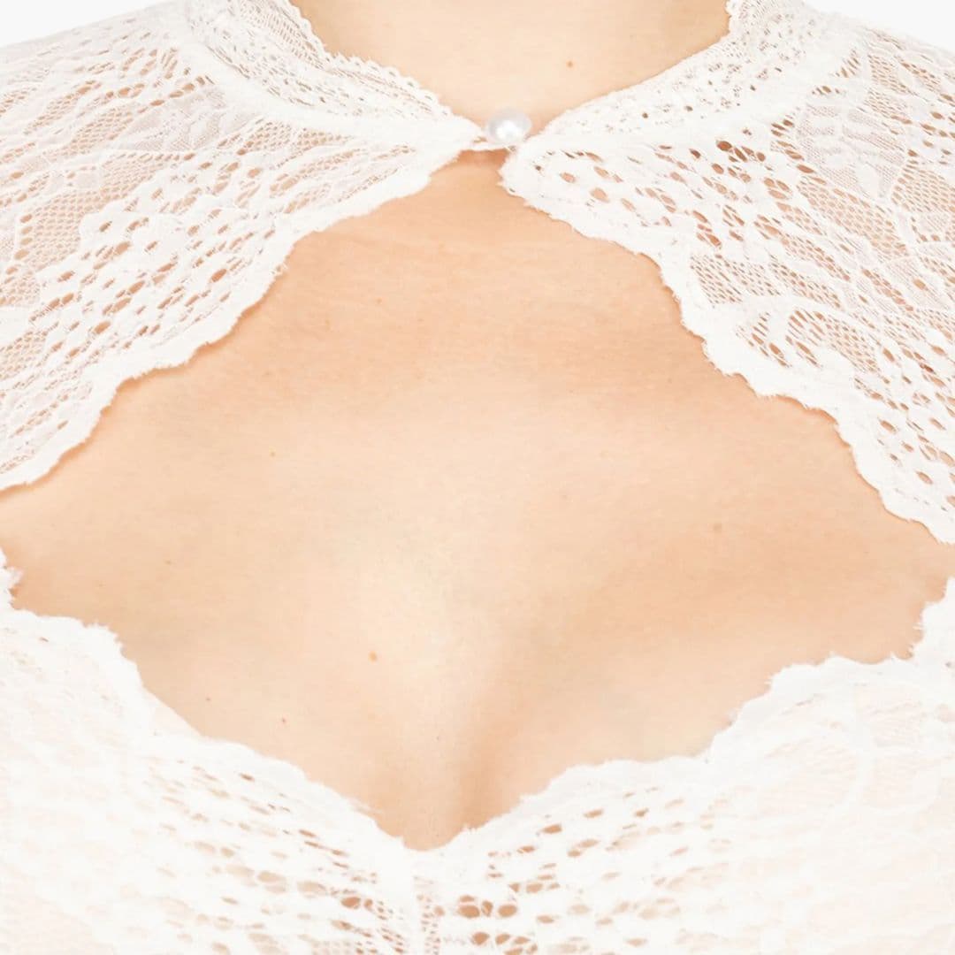 Women's Blouse, Pointed Dirndl, Fine Lace | Short Cut 3