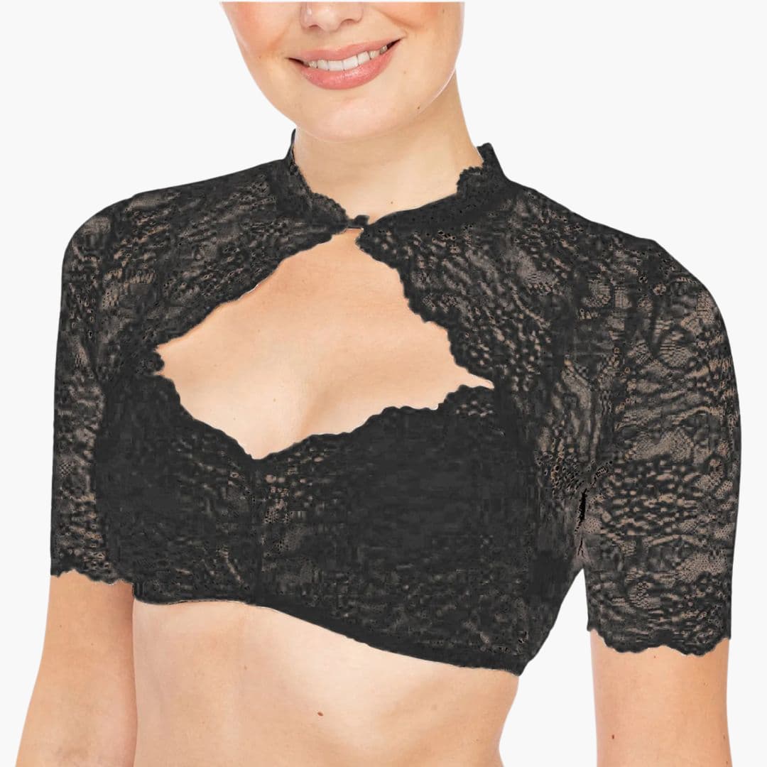 Women's Blouse, Pointed Dirndl, Fine Lace | Short Cut 5