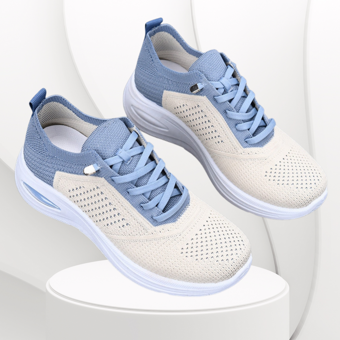 Women's Breathable Slip-On Sneakers with Flexible Fit and Lightweight Mesh | Blue