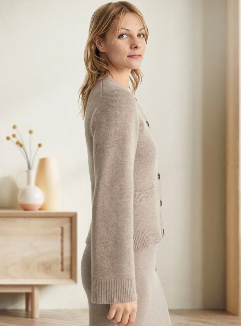 Women's Cardigan, Flared Sleeves | Hip-Length 3
