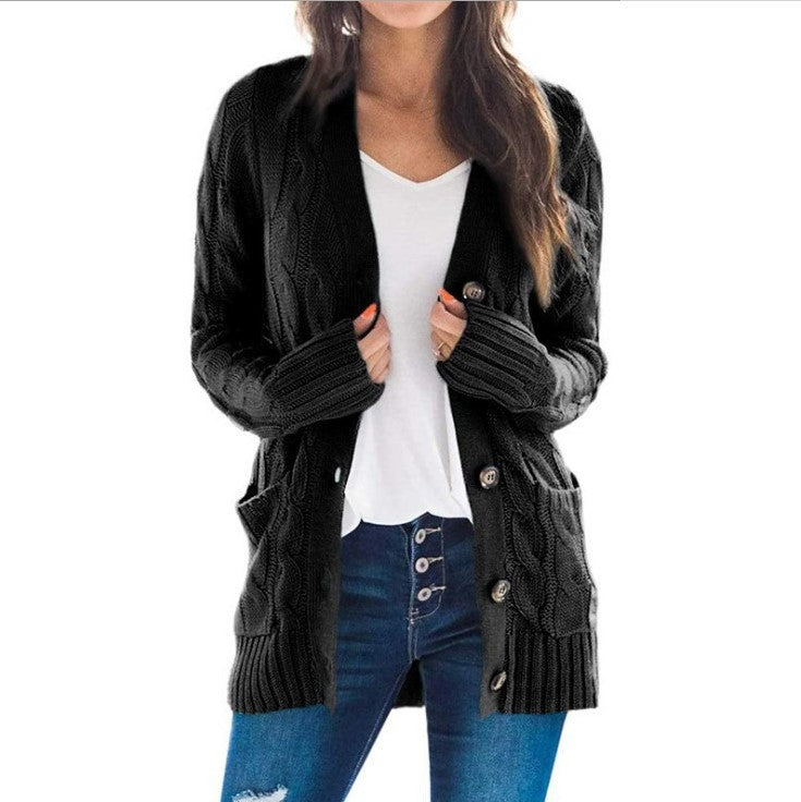 Women's Cardigan | Relaxed Fit, Long Sleeve | Versatile Layering | Long 2