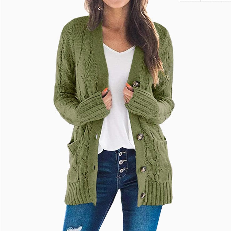 Women's Cardigan | Relaxed Fit, Long Sleeve | Versatile Layering | Long 3