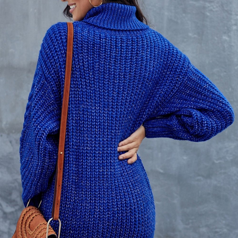 Women's Chunky Knit Turtleneck Sweater | Winter 5