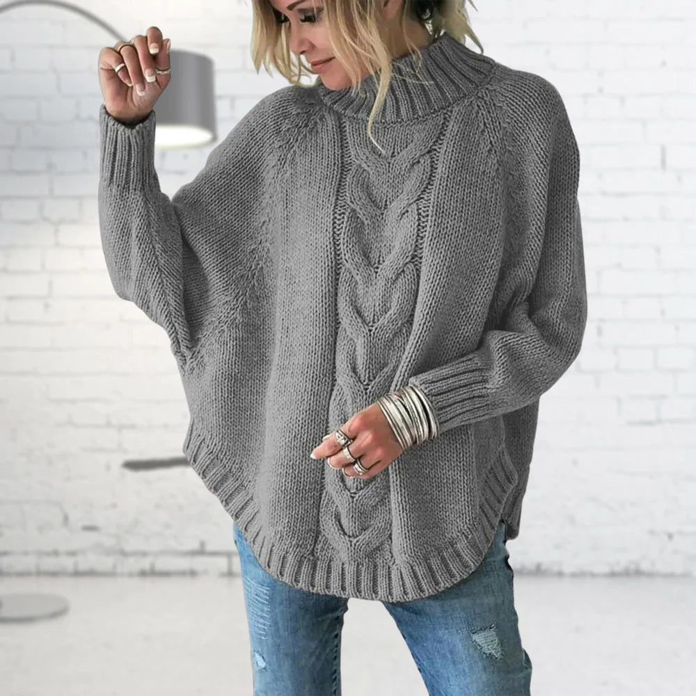 Women's Chunky Knitted Sweater | Long Length 3