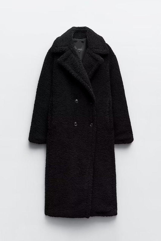Women's Coat | Long Cut | Winter | Black 1