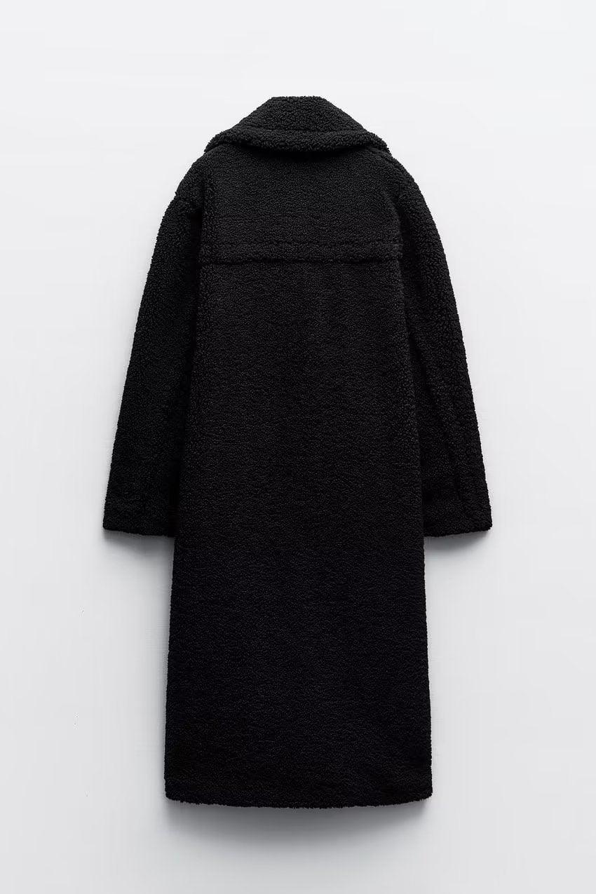 Women's Coat | Long Cut | Winter | Black 2