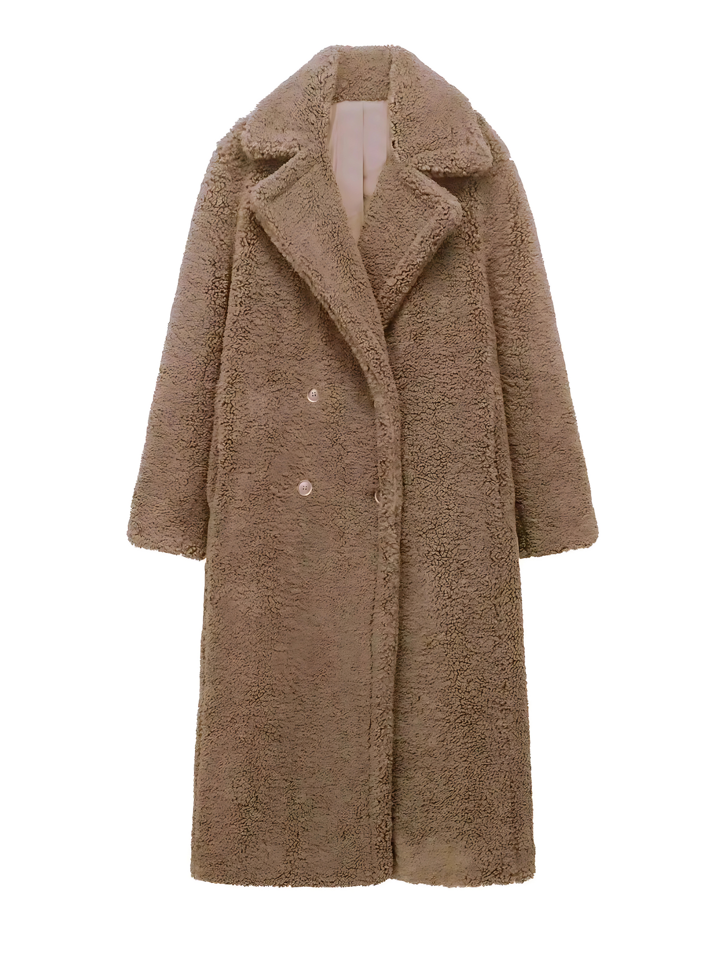 Women's Coat | Long Cut | Winter | Brown