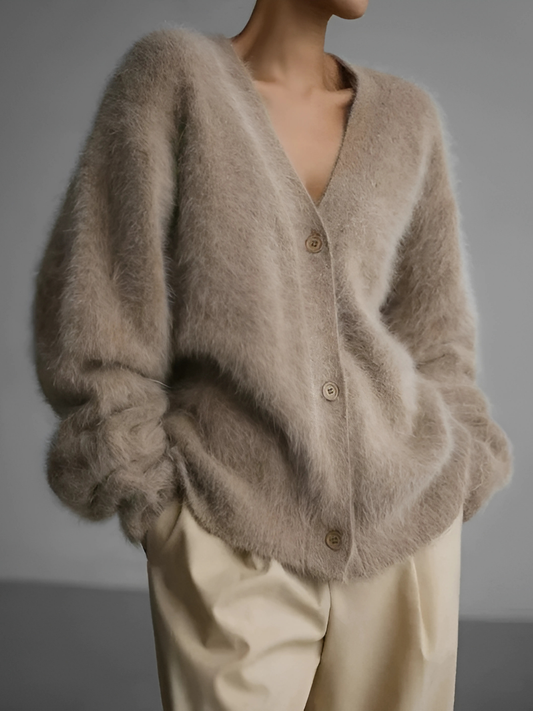 Women's Long Cardigan | Knitted, Regular Fit 0