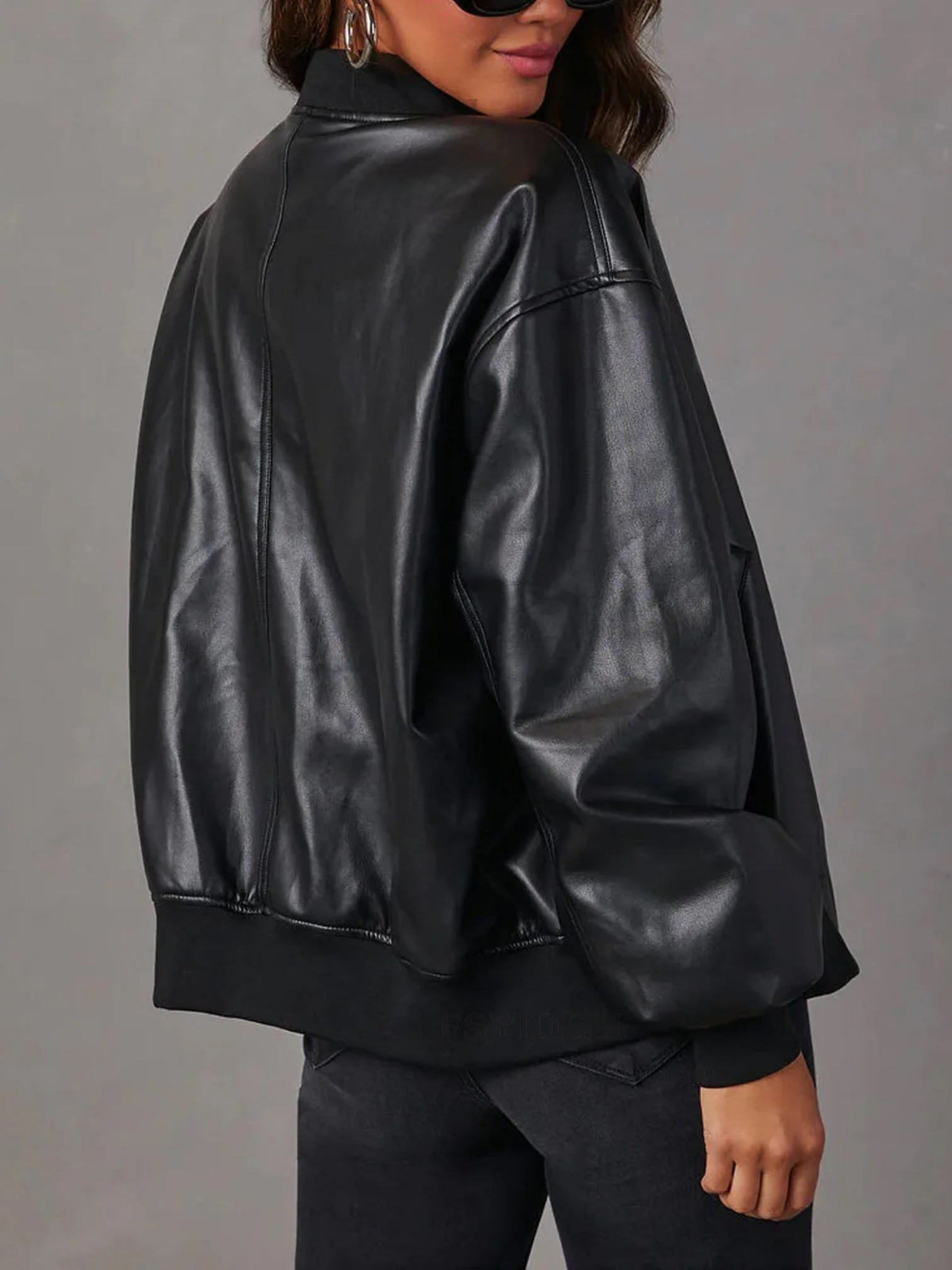 Women's Oversized Bomber Jacket | Hip-Length 1