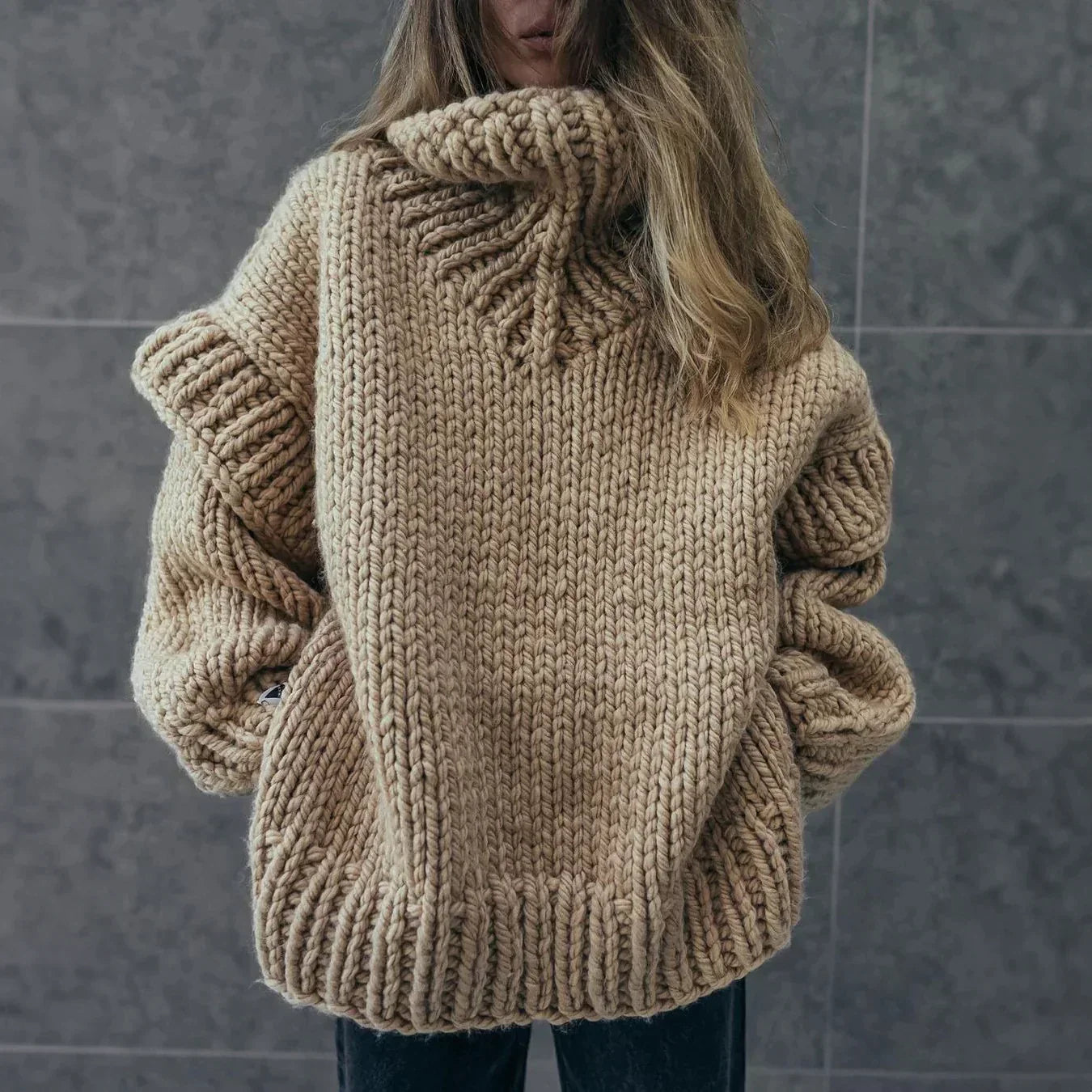 Women's Oversized Turtleneck Sweater | Winter 1