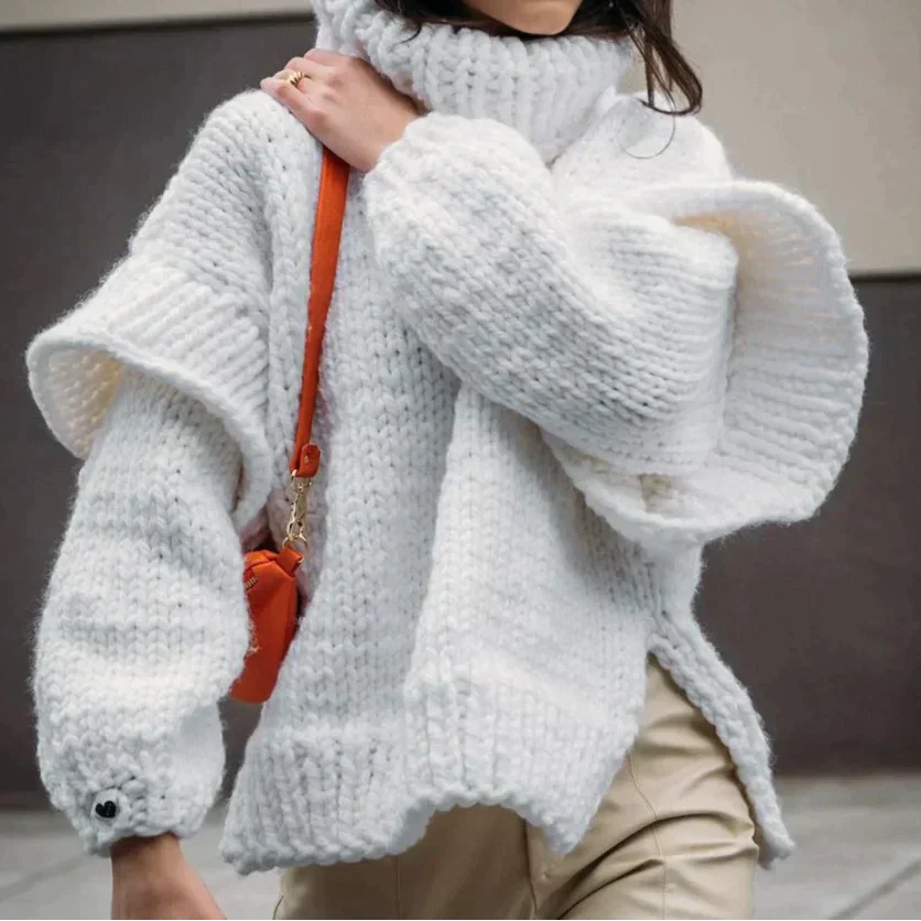 Women's Oversized Turtleneck Sweater | Winter 2