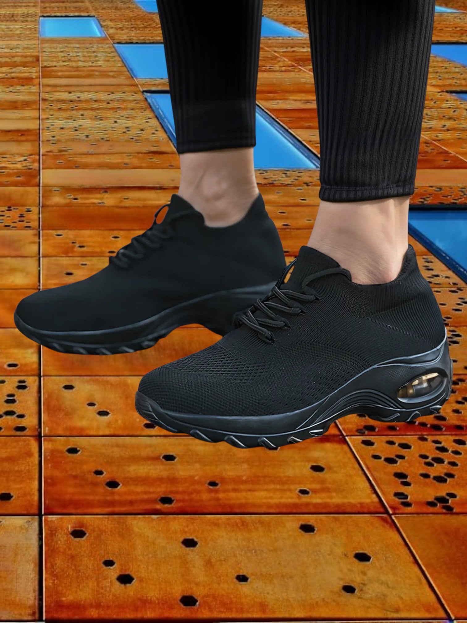 Women's Pain Relief Shoes for Foot Health with Shock-Absorbing Soles | Black