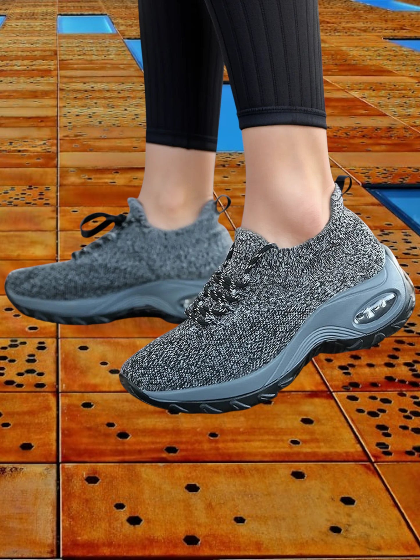 Women's Pain Relief Shoes for Foot Health with Shock-Absorbing Soles | Gray