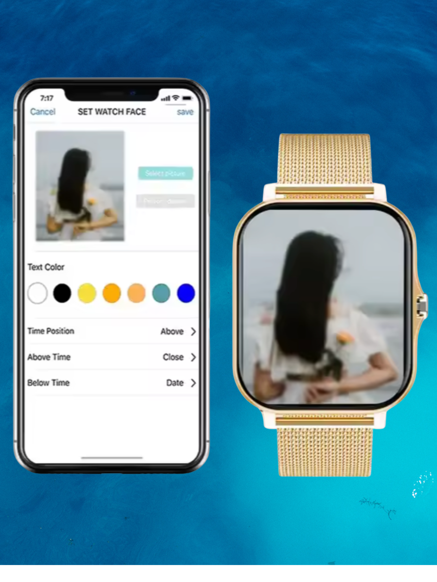 Women's Smartwatch with Health Monitoring, Fitness Tracking | Gold 2