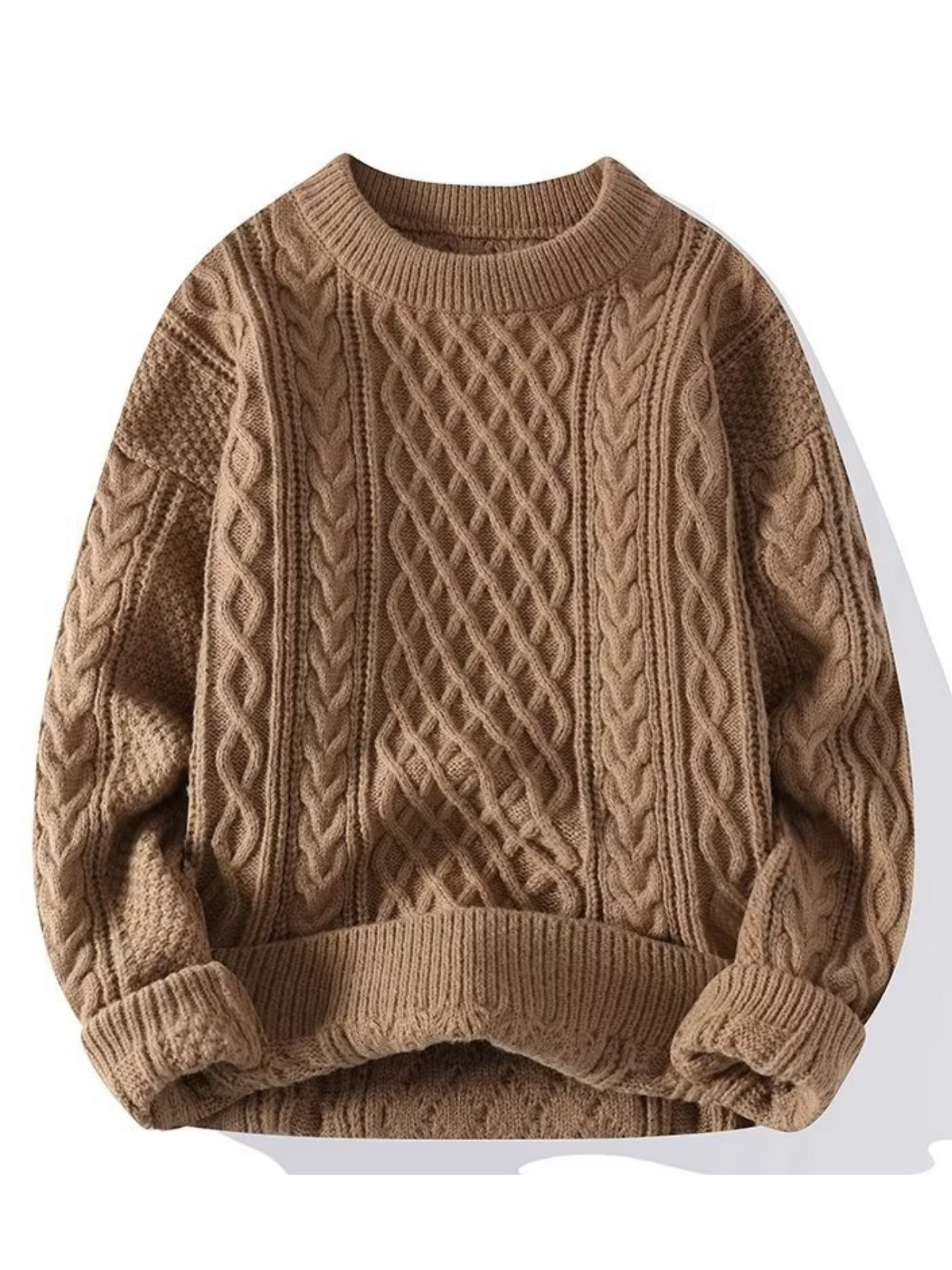 Wool Sweater for Women | Warmth and Breathable | Brown