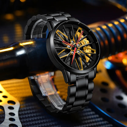 Car Wheel Sports Watch