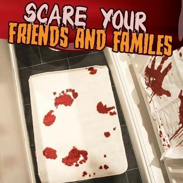 Spooky Bloody Bath Mat