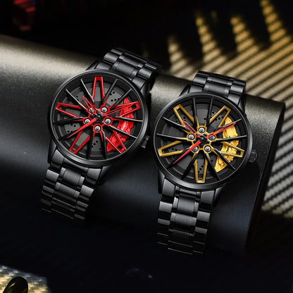 Car Wheel Sports Watch